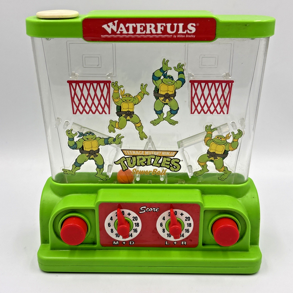 Teenage Mutant Ninja Turtles Sewer Ball Waterfuls Tomy Milton Bradley 1990s TMNT